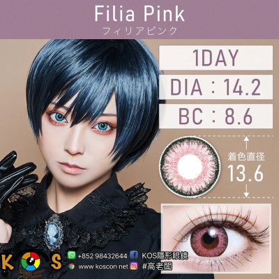 TeAmo 1Day Filia Pink ティアモ ワンデー フィリアピンク TeAmo 1Day Filia Pink ティアモ ワンデー フィリアピンク
